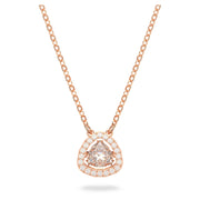 Swarovski Millenia Necklace, Trilliant Cut and Pavé Crystals in a Rose Gold Toned Setting, from the Millenia Collection