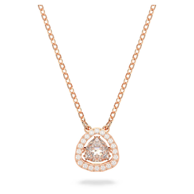 Swarovski Millenia Necklace, Trilliant Cut and Pavé Crystals in a Rose Gold Toned Setting, from the Millenia Collection