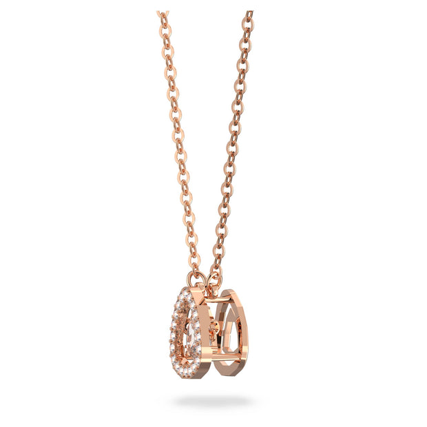 Swarovski Millenia Necklace, Trilliant Cut and Pavé Crystals in a Rose Gold Toned Setting, from the Millenia Collection